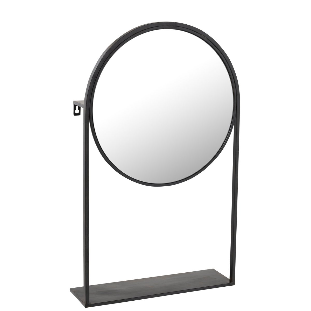 J-Line Spiegel Op Voet Metal/Glas Zwart