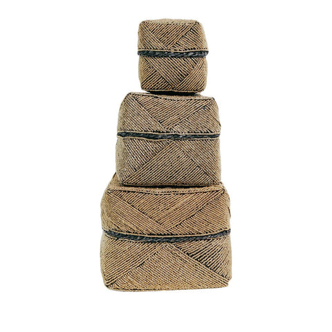 De kralenmand - Goud - Set van 3