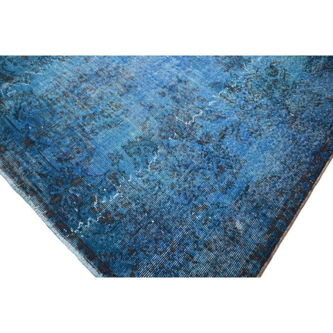 Blauw vintage vloerkleed - 268x164 cm - HANDGEMAAKT