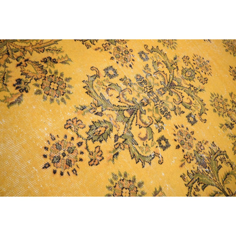 Geel vintage vloerkleed - 214x115 cm - HANDGEMAAKT