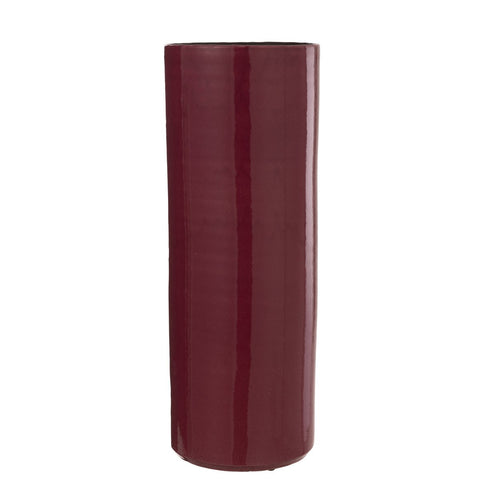 J-Line vaas Flek - keramiek - fuchsia - large