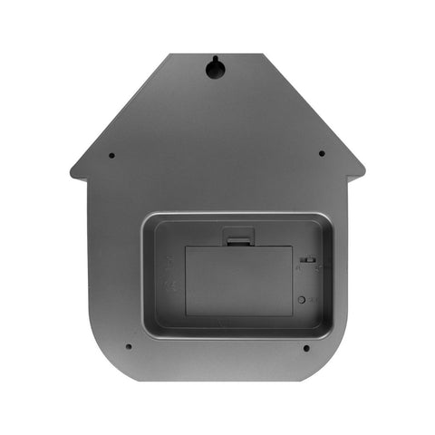 Wandklok Modern Koekoek Metallic