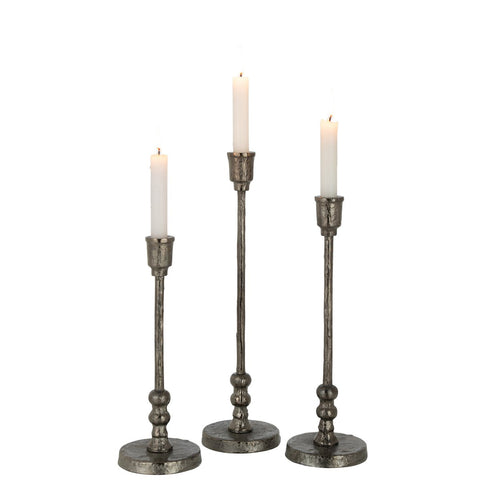 J-Line kandelaar Becca - aluminium - zwart