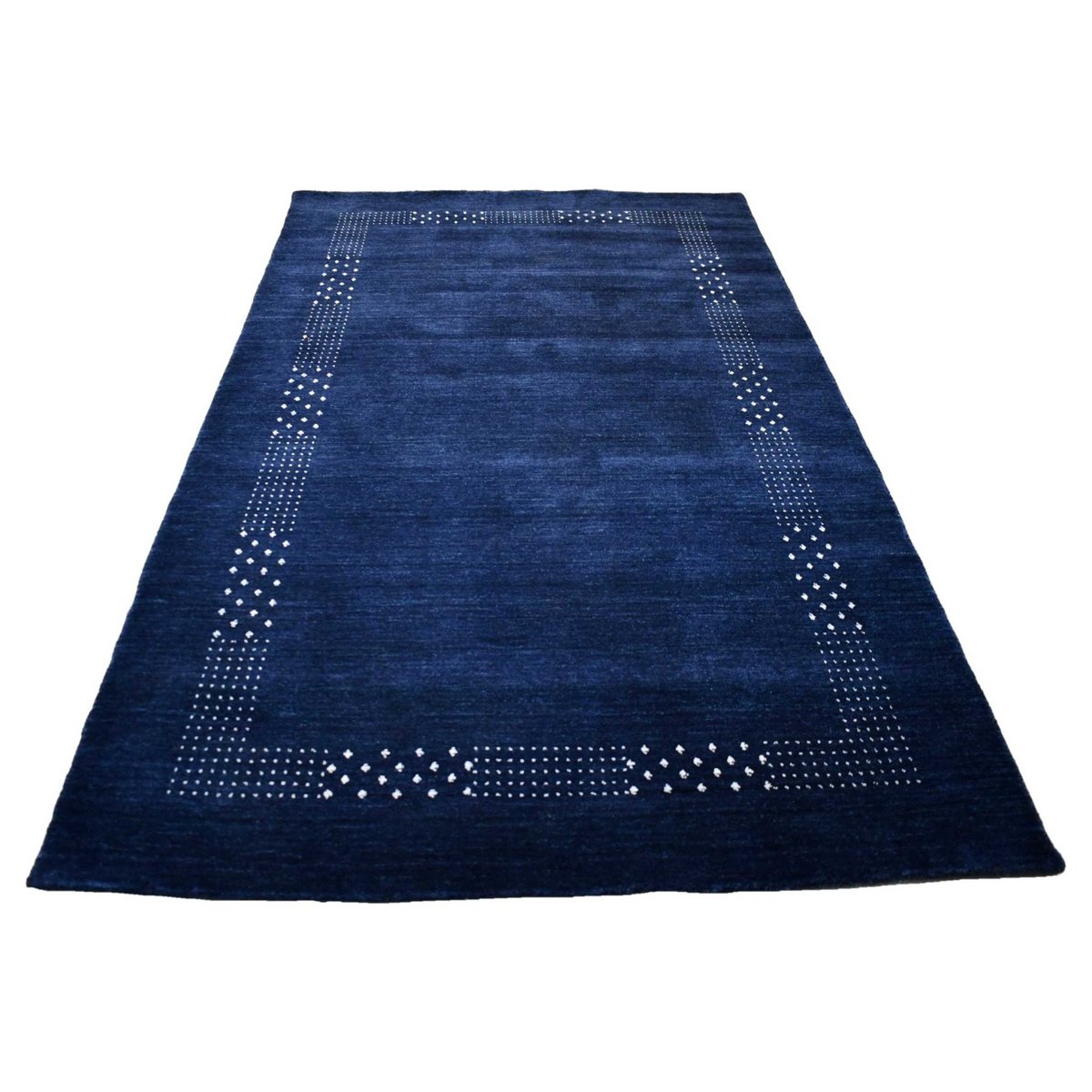 Blauw Gabbeh vloerkleed - 235x140 cm - HANDGEMAAKT