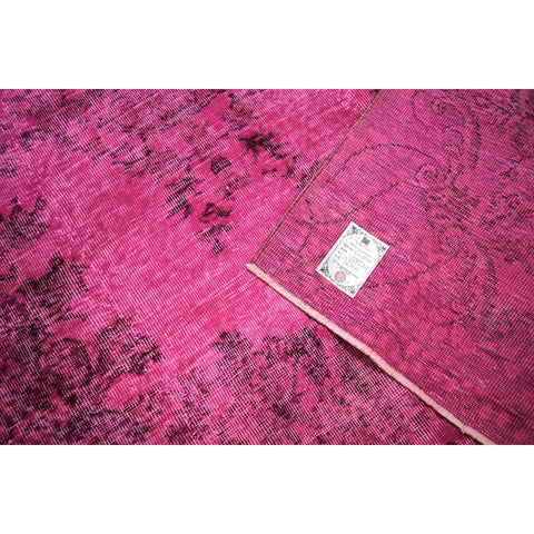 Roze vintage vloerkleed - 278x168 cm - HANDGEMAAKT