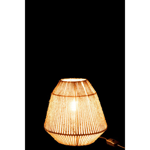 J-Line Tina tafellamp - jute - beige