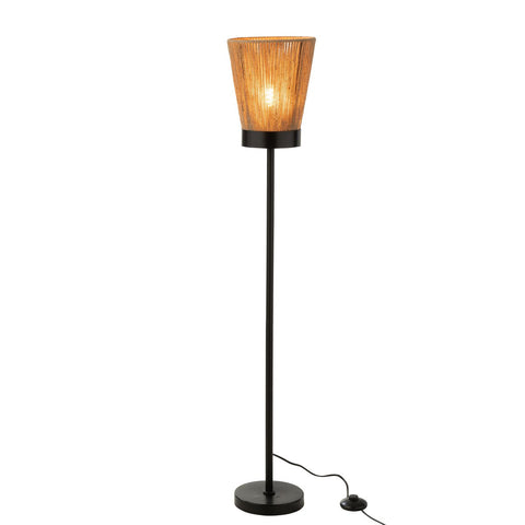 J-Line staanlamp Luna - jute - beige - large
