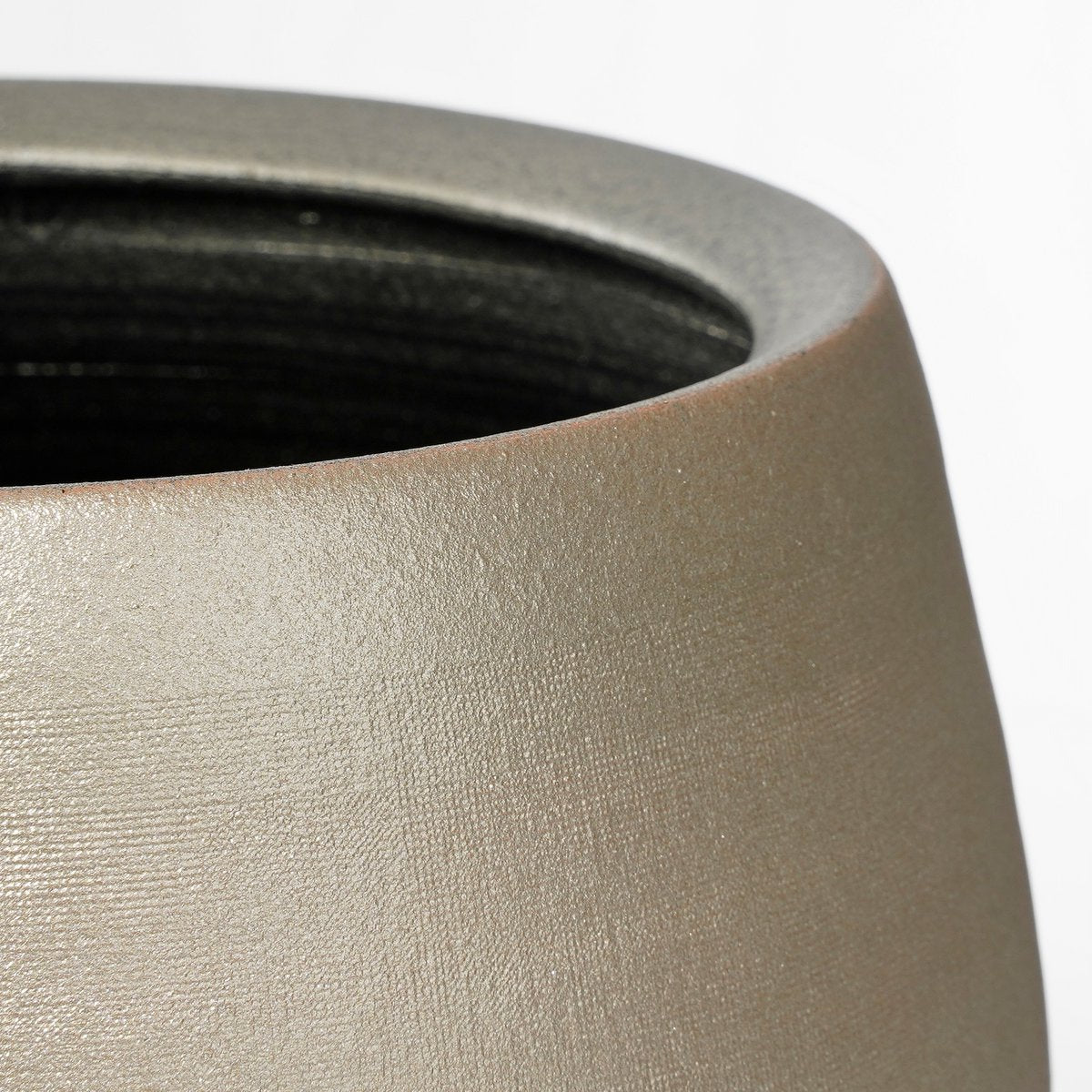 Douro Bloempot - H18 x Ø20 cm - Terracotta - Goud