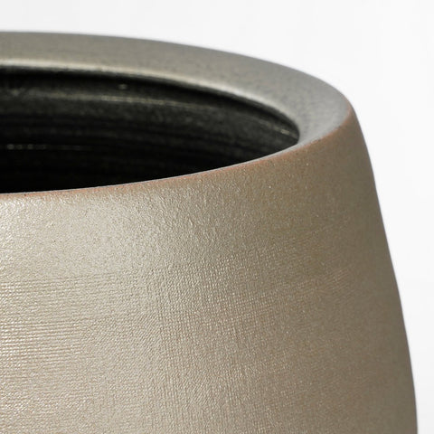 Douro Bloempot - H18 x Ø20 cm - Terracotta - Goud