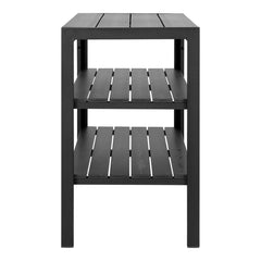 Taormina Theewagen - Theewagen, aluminium/niet-hout, zwart, 3 planken