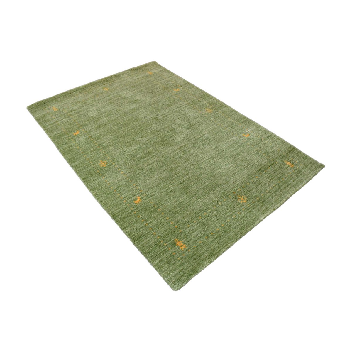 Groen Gabbeh vloerkleed - 175x116 cm - HANDGEMAAKT