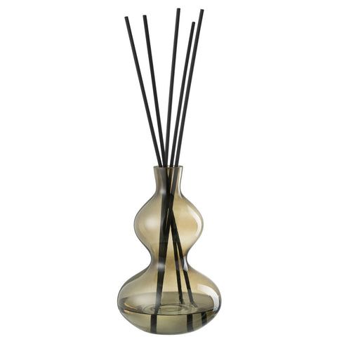 J-Line geurolie olive & frank Incense - glas - groen - large