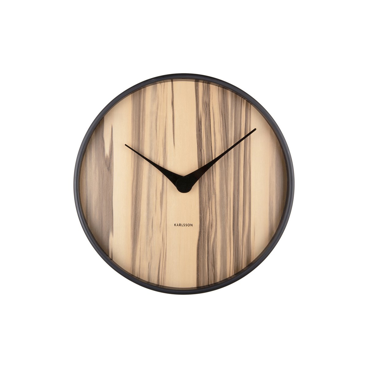 Wandklok Hout Melange