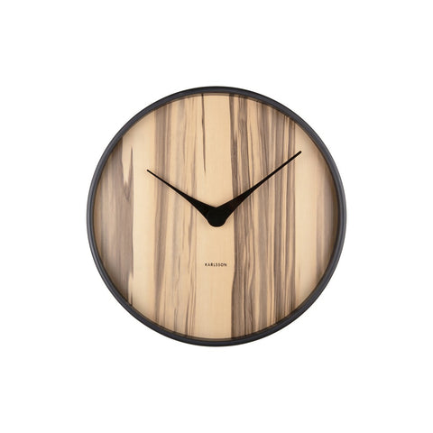 Wandklok Hout Melange