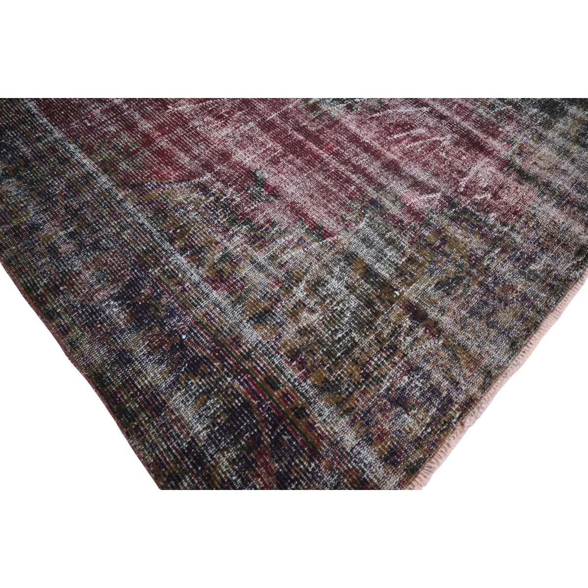 Grijs vintage vloerkleed - 266x183 cm - HANDGEMAAKT
