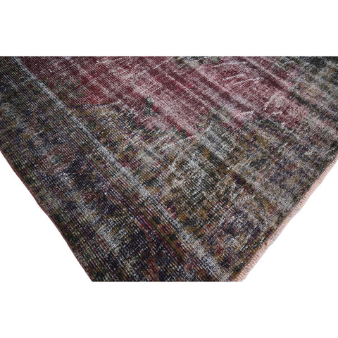 Grijs vintage vloerkleed - 266x183 cm - HANDGEMAAKT