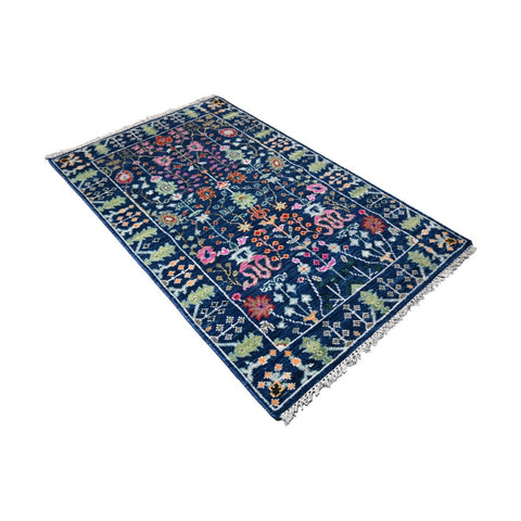 Azeri vloerkleed - 155x96 cm - HANDGEMAAKT