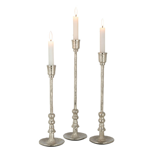 J-Line kandelaar Becca - aluminium - zilver