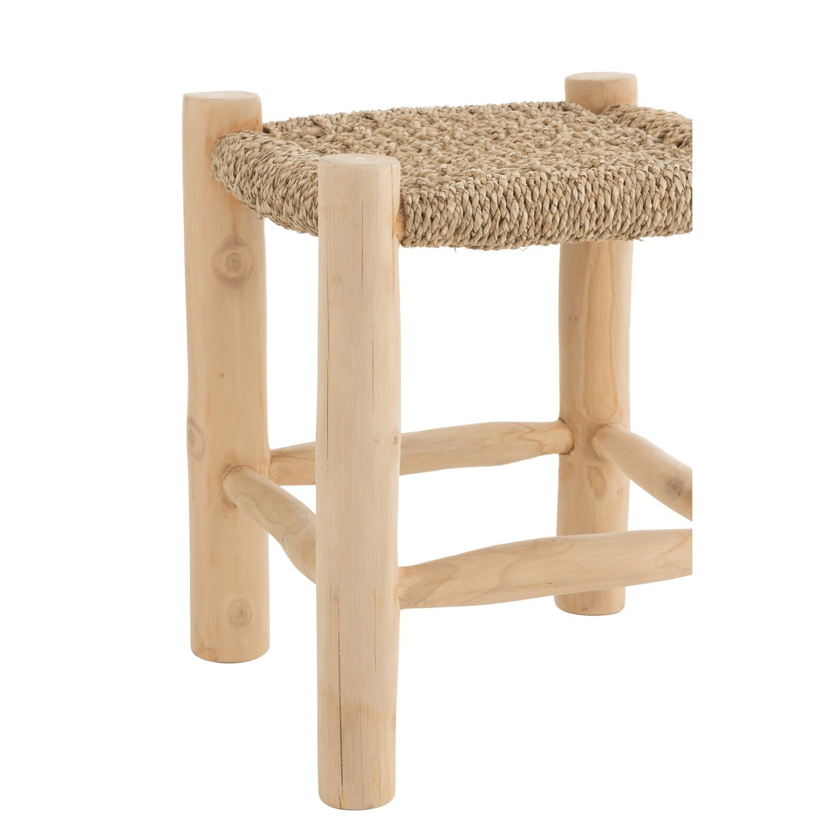 J-Line krukje Timo - gras/hout - naturel - small