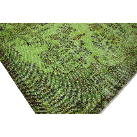 Groen vintage vloerkleed - 298x190 cm - HANDGEMAAKT