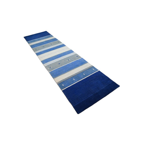Gestreepte Gabbeh loper - 315x80 cm - HANDGEMAAKT