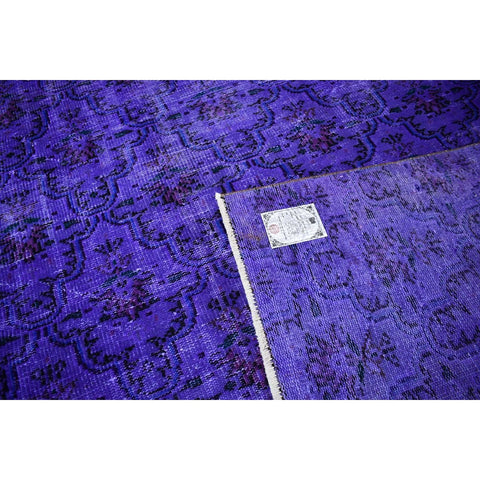 Super vintage paars vloerkleed - 265x180 cm - HANDGEMAAKT