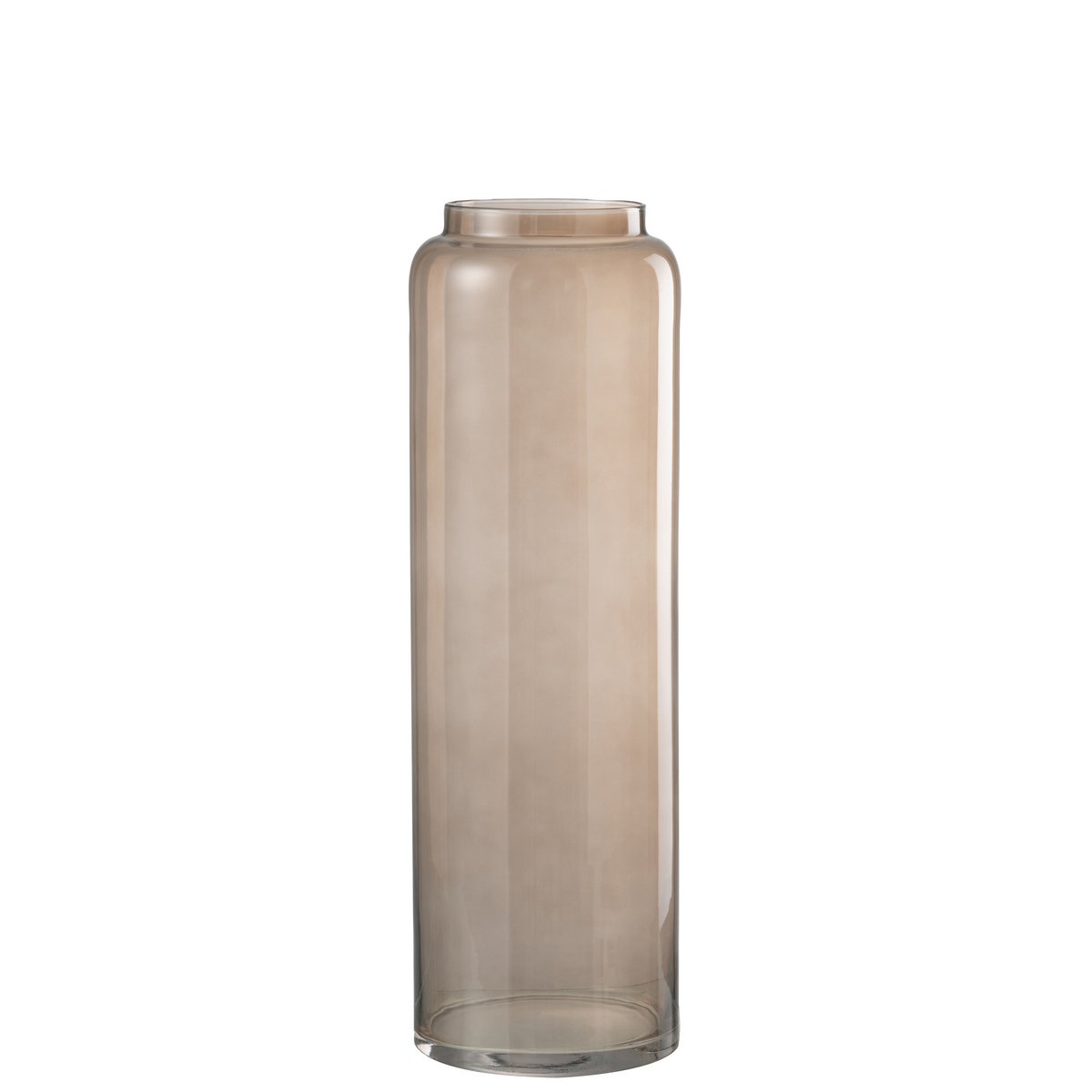 J-Line vaas Recht Lang - glas - amber - medium