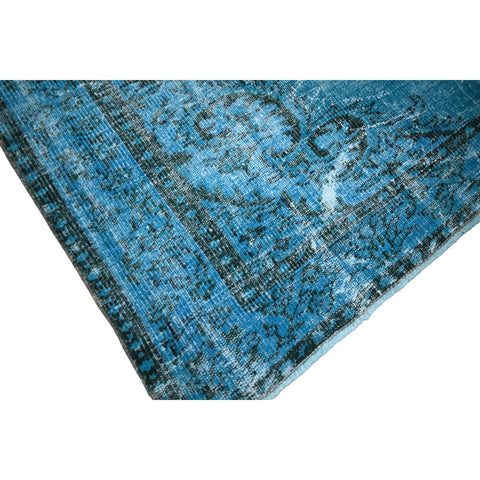 Turquoise vintage vloerkleed - 272x180 cm - HANDGEMAAKT