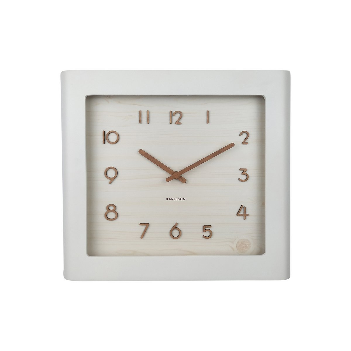 Wandklok Zool Vierkant Frame