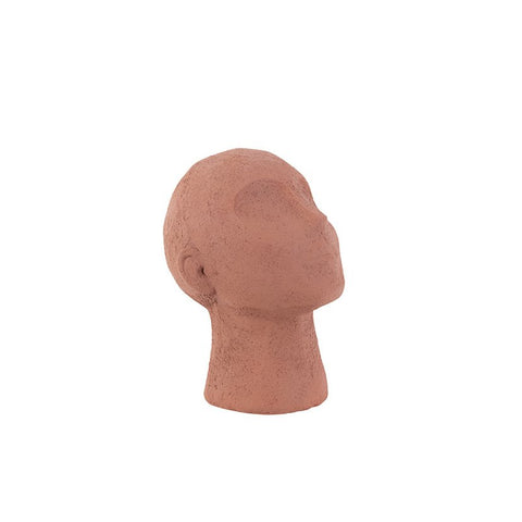 Standbeeld gezicht kunst omhoog