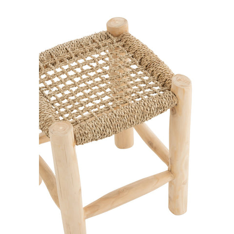 J-Line krukje Timo - gras/hout - naturel - small