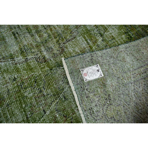 Groen vintage vloerkleed - 258x163 cm - HANDGEMAAKT