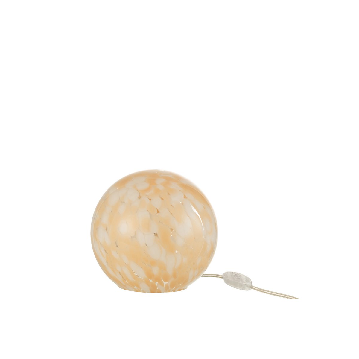 J-Line lamp Melissa Rond - glas - beige - small