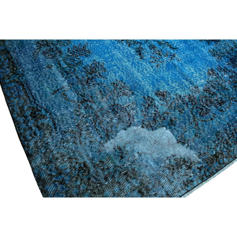 Blauw vintage vloerkleed - 285x170 cm - HANDGEMAAKT