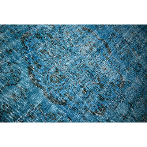 Turquoise vintage vloerkleed - 272x180 cm - HANDGEMAAKT