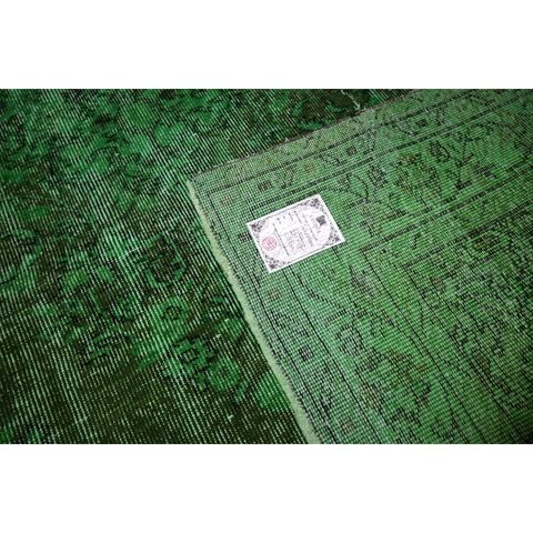 Groen vintage vloerkleed - 270x180 cm - HANDGEMAAKT