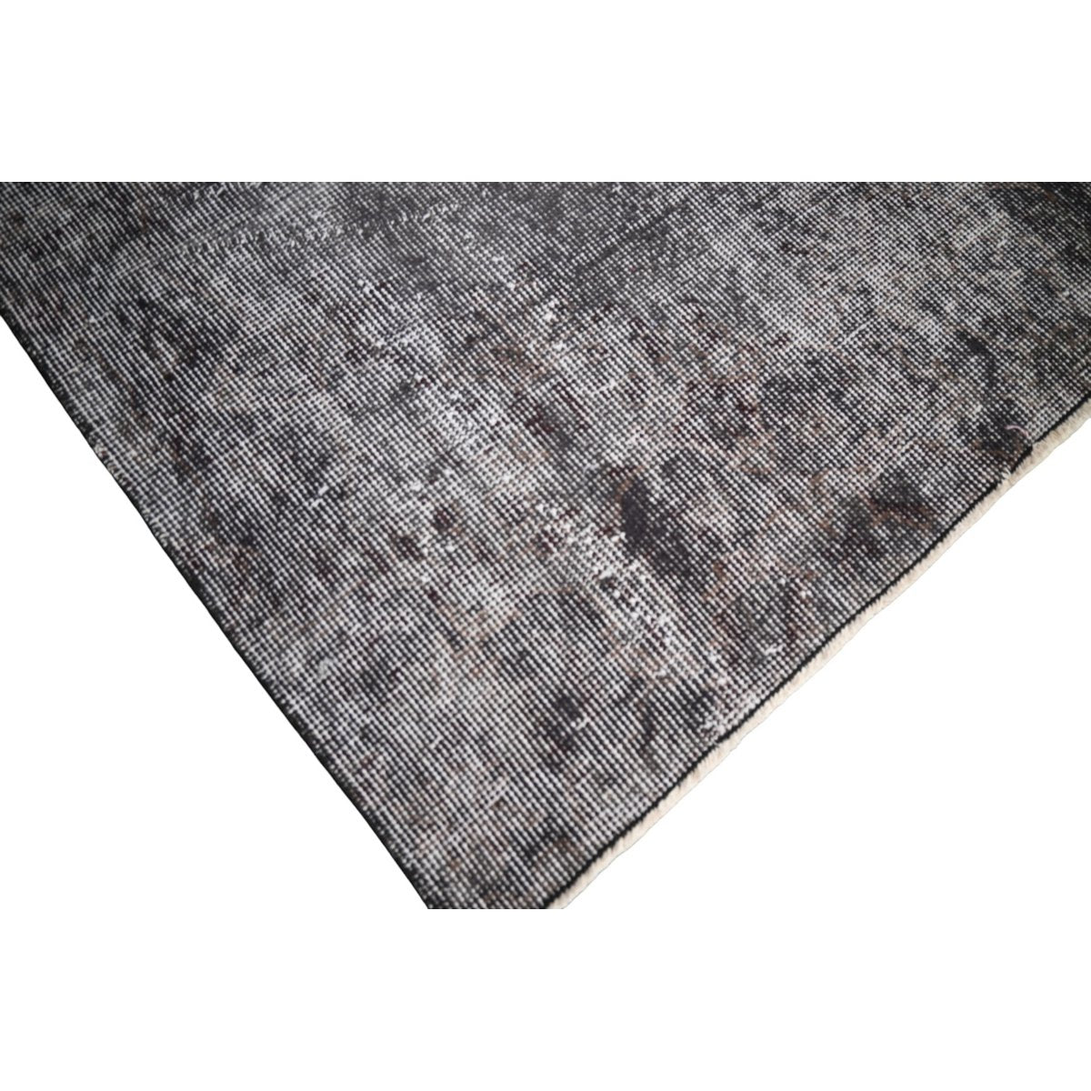 Grijs vintage vloerkleed - 204x112 cm - HANDGEMAAKT