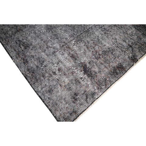 Grijs vintage vloerkleed - 204x112 cm - HANDGEMAAKT