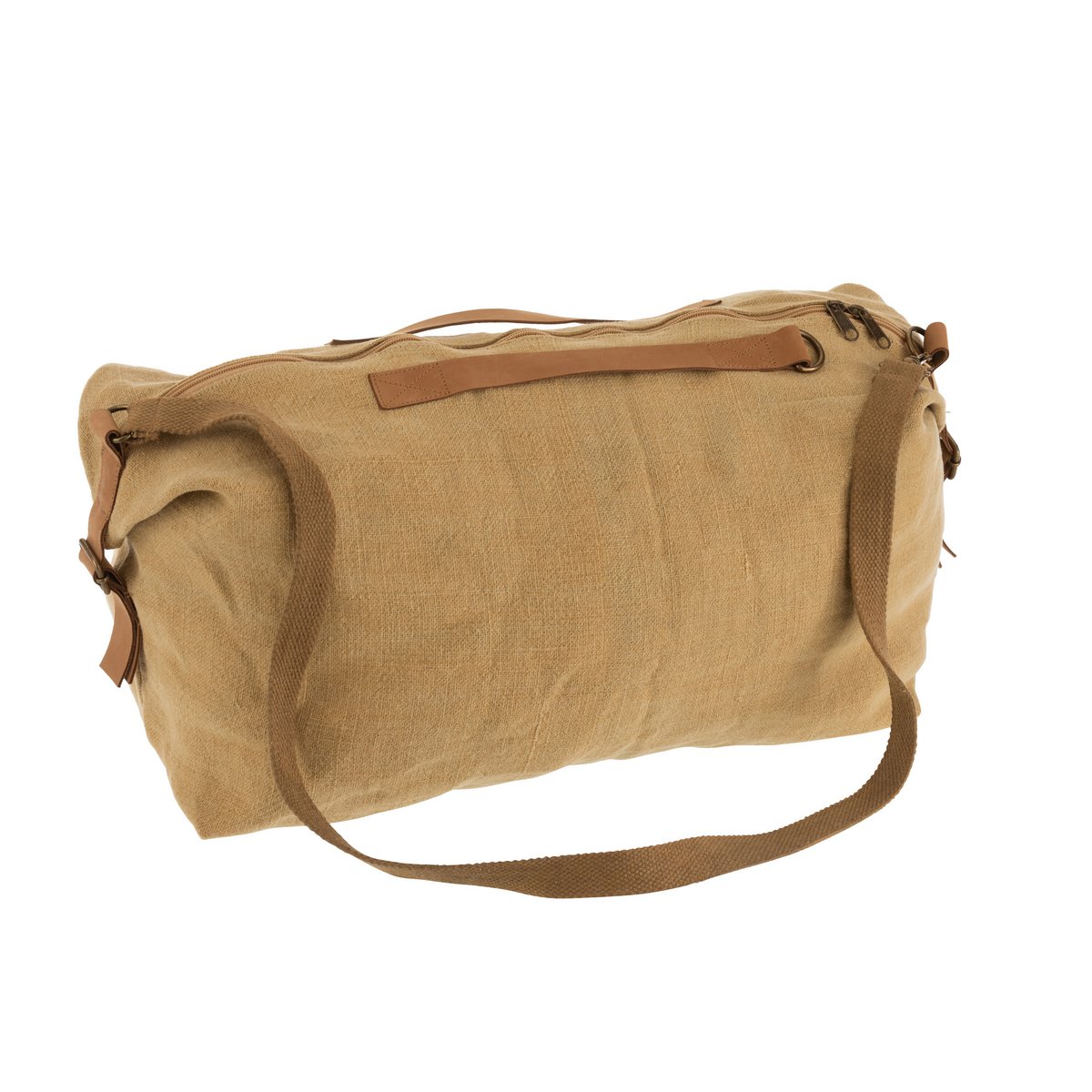 J-Line Strandtas Gewassen Jute Beige