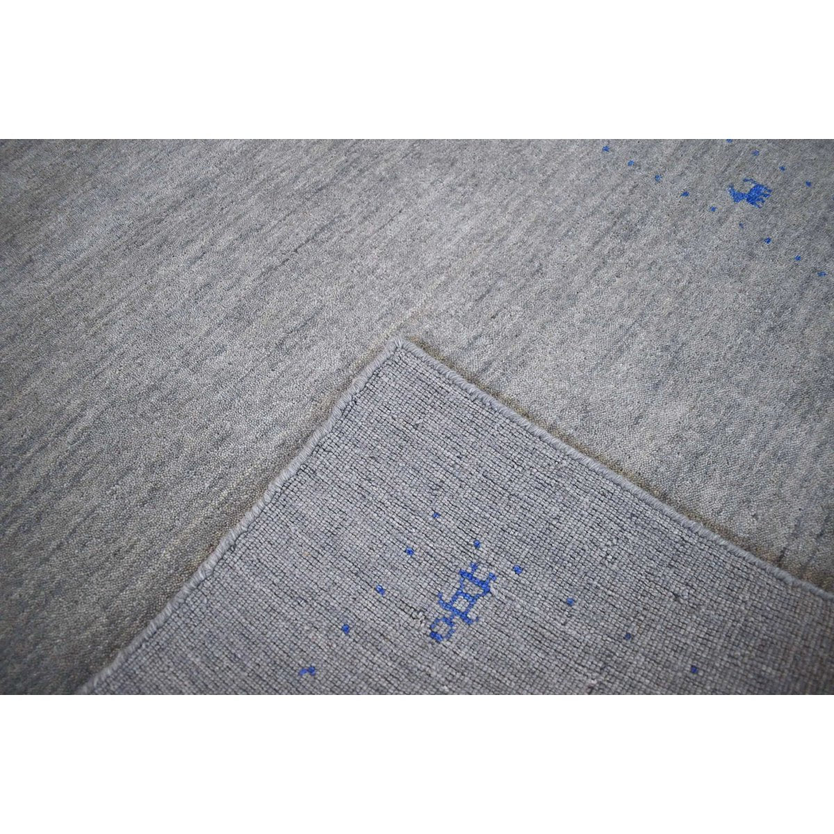 Gabbeh vloerkleed grijs - 177x118 cm - HANDGEMAAKT