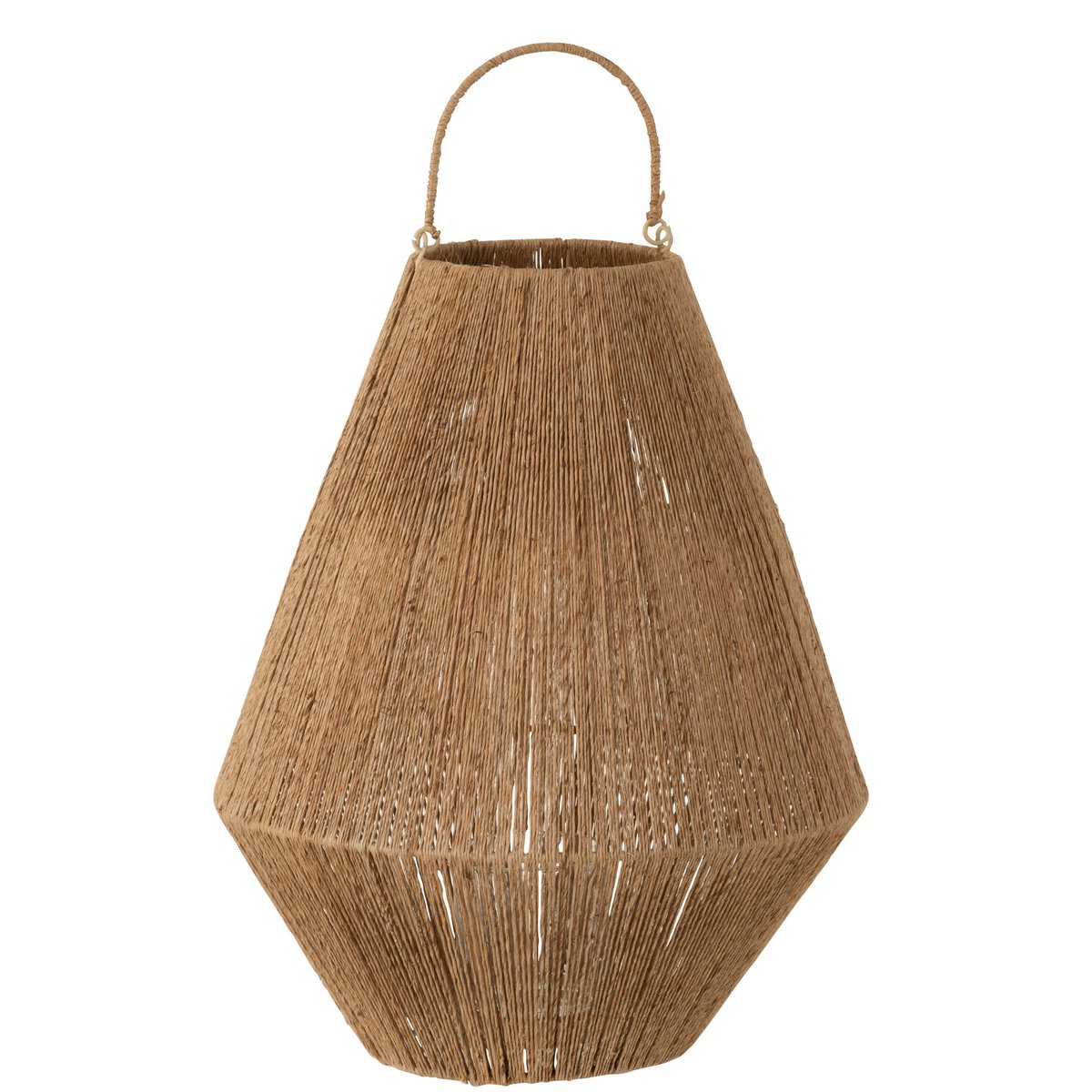 J-Line lantaarn Dantya - jute - naturel