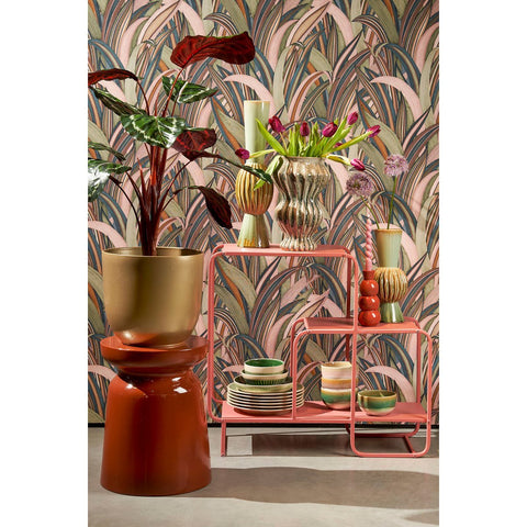 Calathea Roseopicta Kunstplant - H90 x Ø60 cm - Groen