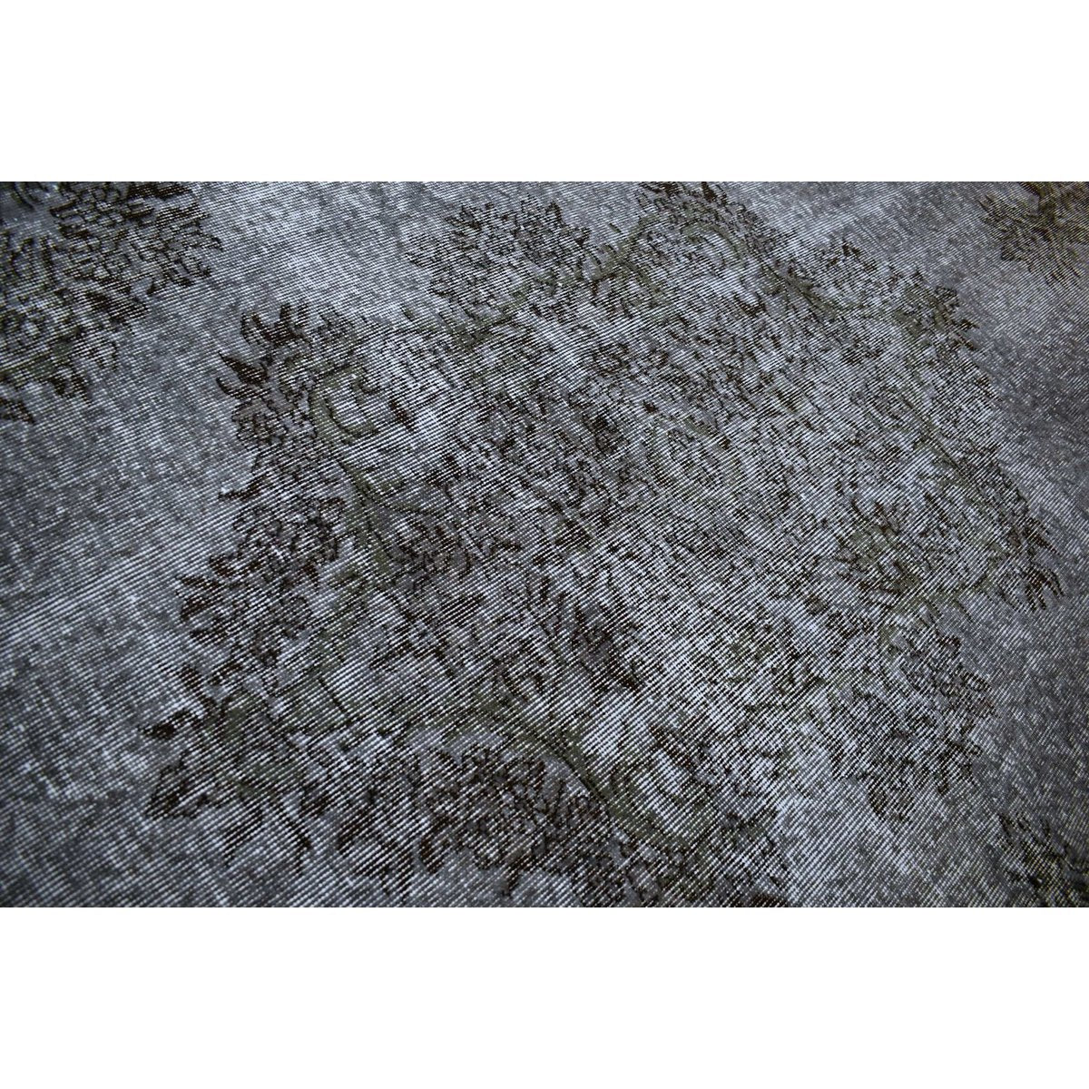 Grijs vintage vloerkleed - 297x194 cm - HANDGEMAAKT