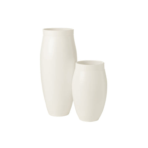 J-Line vaas Gio - keramiek - wit - large