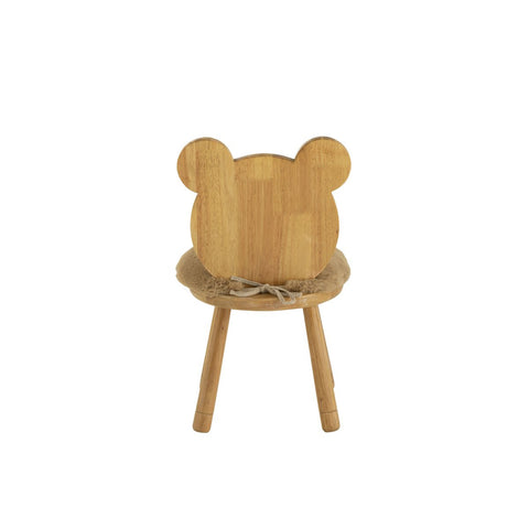 J-Line stoel Kind Beer - hout - naturel