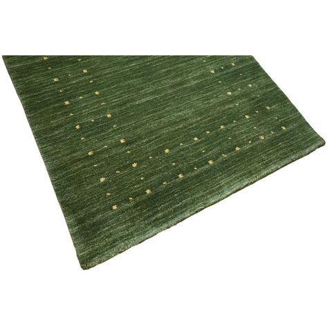 Groene Gabbeh loper - 286x84 cm - HANDGEMAAKT