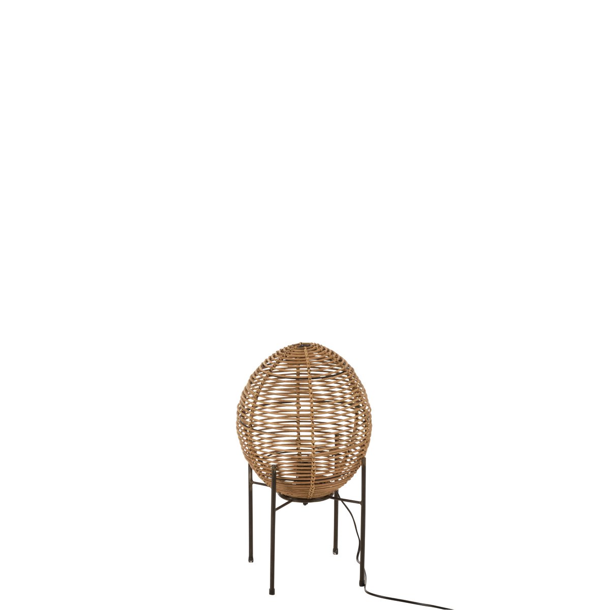 J-Line Op Frame Rattan tafellamp - jute/ metaal - naturel