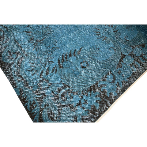 Blauw vintage vloerkleed - 270x158 cm - HANDGEMAAKT