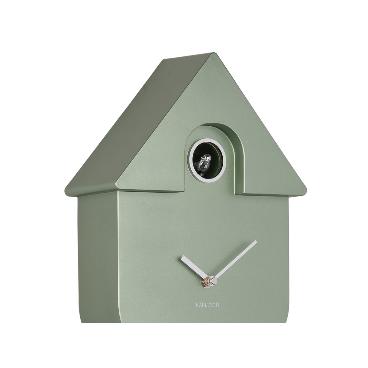 Wandklok Modern Koekoek Metallic
