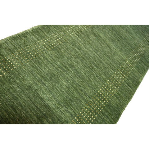 Groene Gabbeh loper - 286x80 cm - HANDGEMAAKT